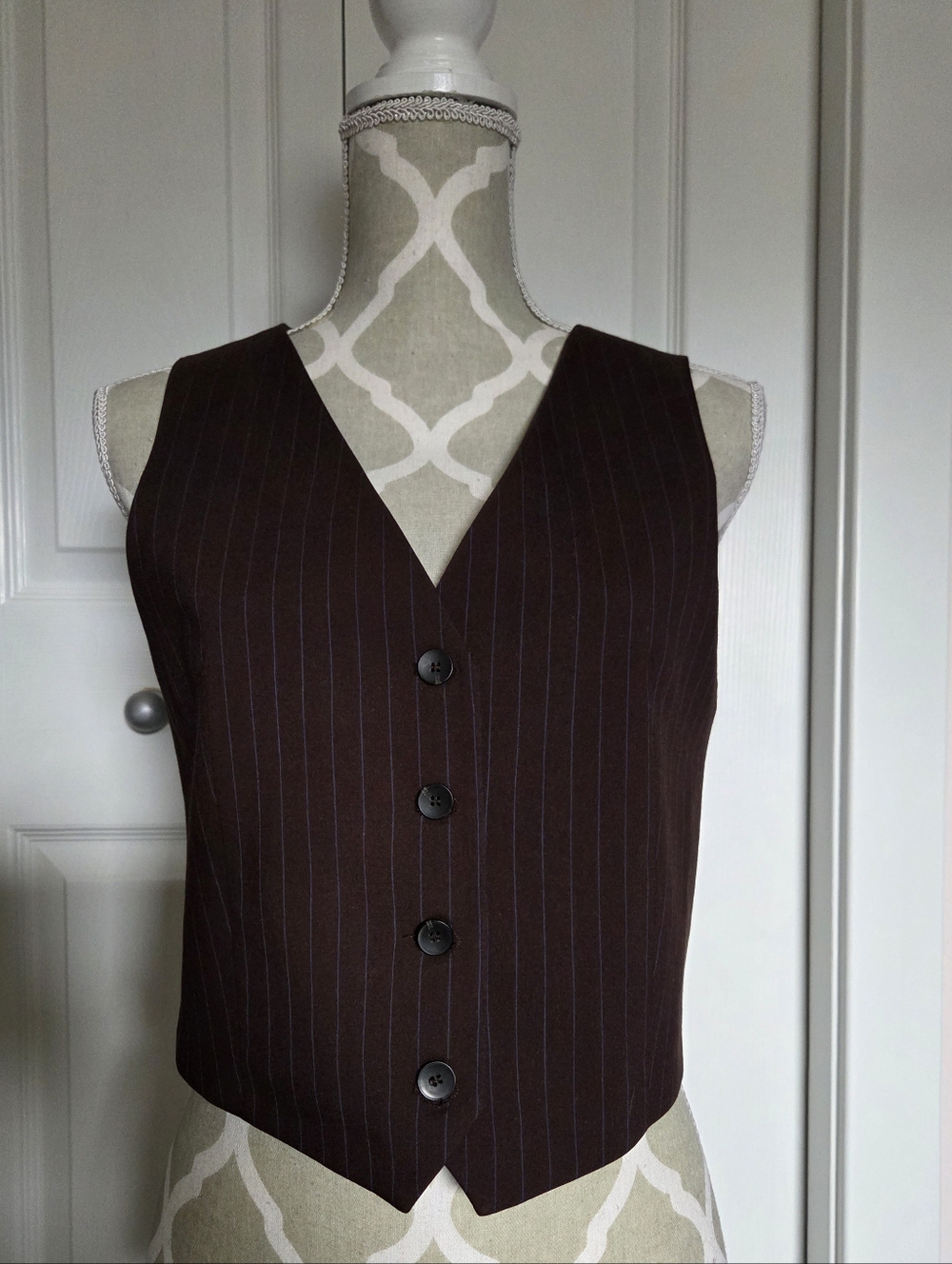 Zara Pinstripe Vest